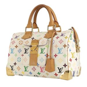 Monogram Multicolored Speedy 30 White