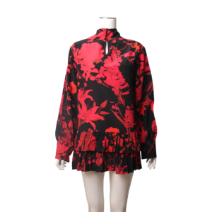 Silk Floral Dress