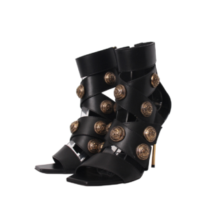 Leather Embellished Alma Sandals
